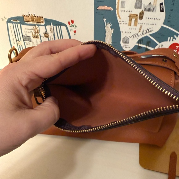 Tan Leather Shoulder Bag - Picture 12 of 13